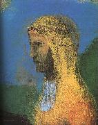 Odilon Redon The Druidess oil on canvas